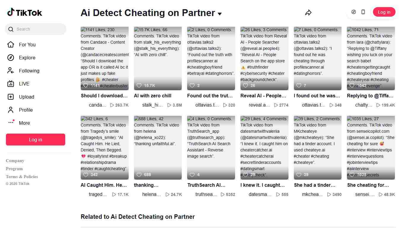 Ai Detect Cheating on Partner TikTok